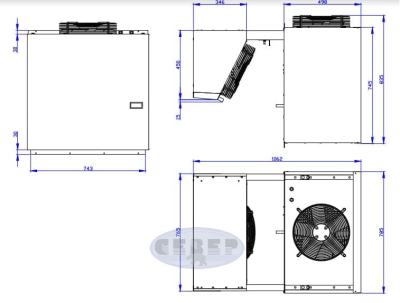 Моноблок холодильный Север MGM 320 S